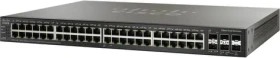 Cisco SG550X-48P / Gigabit Switch / 48x RJ-45 / 2x SFP+ / 2x Combo 10 Gbit SFP+ / USB / PoE / QoS / VLAN (SG550X-48P-K9-EU)