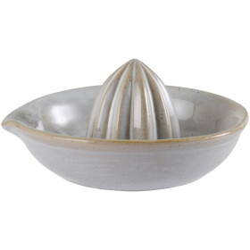 Ib Laursen Keramický lis na citrony Light Grey, šedá barva, keramika