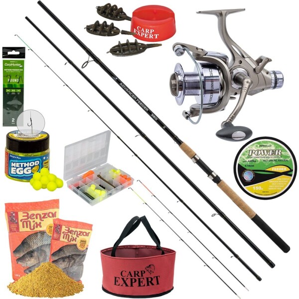 Carp Expert Prut Set Advancer Feeder Method 3,6m 50-100g,Carp Expert Prut Set Advancer Feeder Method 3,6m 50-100g