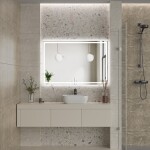 Erga Harper, LED zrcadlo 120x80cm, 3105 lm, 6500K, přední/zadní osvětlení, ERG-V01-113-1280-00