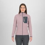 KARPOS Antermoia Hoodie W Fleece, Lilac/Woodl.Gray velikost: S
