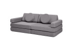 SHAPPY Dětská rozkládací pěnová pohovka SHAPPY PLAY mini Barva: Soft Beige