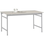 Manuflex LD1113.6011 ESD ESD pracovní stůl UNIDESK s kaučuk deska, rezedově zelená RAL 6011, Šxhxv = 2000 x 800 x 720-73