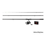 Delphin Feederový set Yakuza 360 3,6m 100g 3díl,Delphin Feederový set Yakuza 360 3,6m 100g 3díl