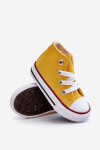 Dětské vysoké tenisky Filemon žluté - Sweet Shoes 32