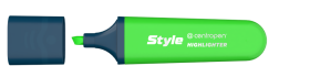 Zvýrazňovač Centropen STYLE FLUO 6252 - zelený