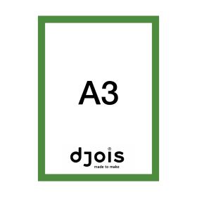 Djois Magneto LEAN, A3, zelený, 10 ks