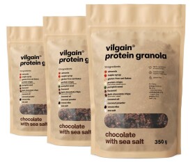 Vilgain Protein Granola – 3× čokoláda s mořskou solí 350 g