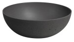 SAPHO - FORMIGO betonové umyvadlo na desku, Ø 39cm, antracit mat FG316
