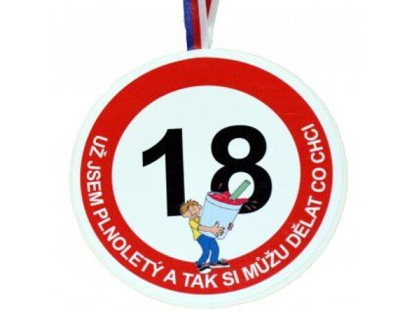 Jirka Medaile k 18. narozeninám pro muže – originální dárek k plnoletosti