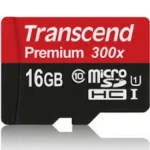 Transcend microSDHC 16GB / microSDHC / 16GB / Class 10 UHS-1 (TS16GUSDCU1)