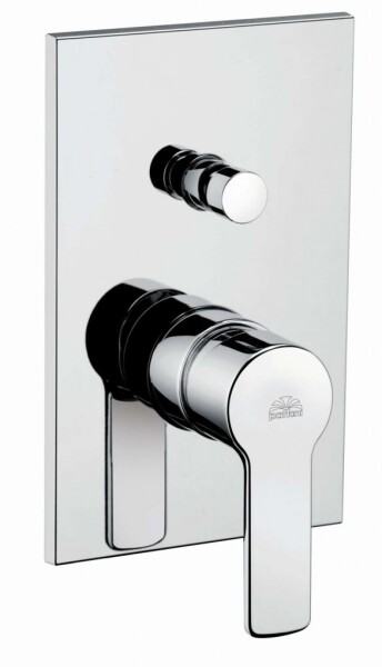 PAFFONI - West Sprchová baterie pod omítku s přepínačem a tělesem, chrom WS015CR