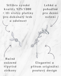 ELENYS Třpytivá elegance – náušnice ze sterlingového stříbra 925