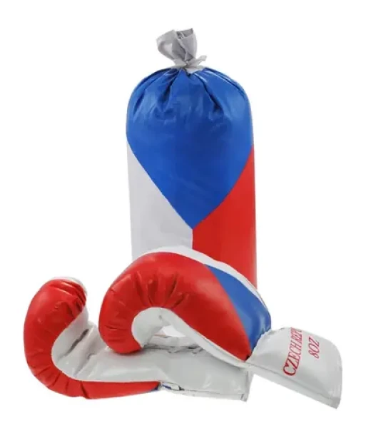 RULYT Dětská boxovací sada CZ / Boxovací sada / pytel 30×12 cm / rukavice 8oz / od 4 let