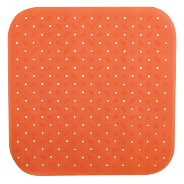 MSV CLASS Premium protiskluzová podložka do sprchy oranžová / SBS kaučuk / 54 x 54 cm