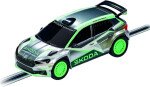 Auto Carrera GO!!! Škoda Fabia RS Rally 2 plast 9cm zelené na kartě