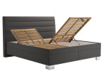 Postel Britania 180 x 200 látka: Nero Beige / Alfa Gold