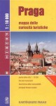 Praga - Mappa delle curiosita turistiche /1:10 tis.