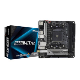 ASRock B550M-ITX ac / AMD B550 / DDR4 / SATA III RAID / USB / GLAN / M.2 / sc.AM4 / Wi-Fi / Mini-ITX (B550M-ITX/ac)