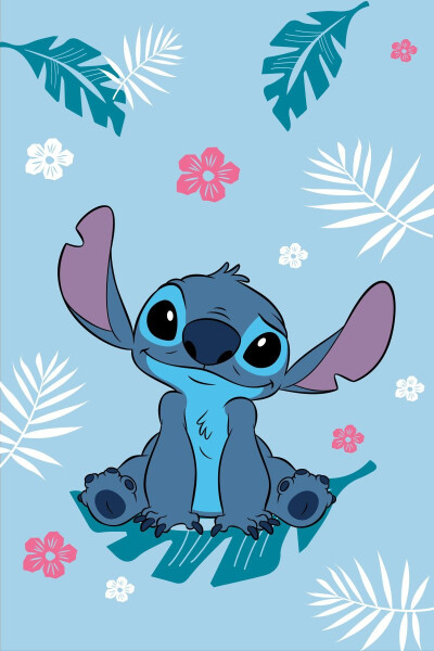 Fleecová deka - Lilo and Stitch "Blue"