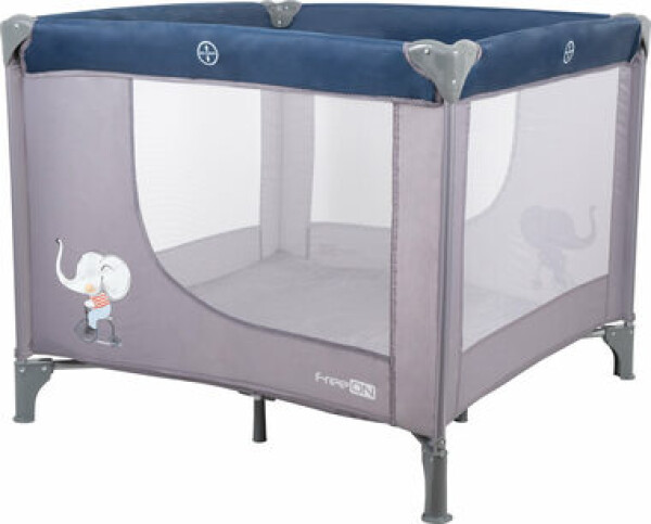 FreeON Dětská ohrádka Slon šedá/modrá / 0 - 3 let / do 15 kg (149006)