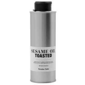 Nicolas Vahé Bio pražený sezamový olej 250 ml, stříbrná barva, kov