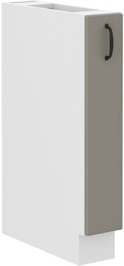 Spodní skříňka s Cargo košem Stilo 15 D CARGO BB Barva korpusu: Bílá, Barva dvířek: Clay Grey