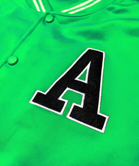 Zelená pánská baseballová mikina (8B1157-27) zielony