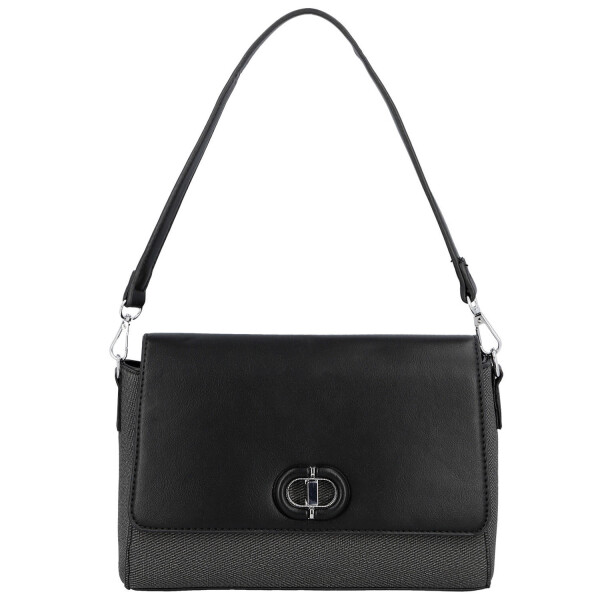 Elegantní dámská koženková kabelka na rameno Ciri, černá