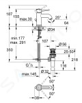 GROHE baterie, chrom