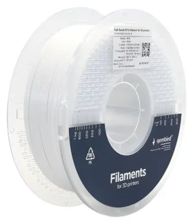 Filament PETG High Speed bílá / Filament / 1,75 mm / 1 kg (3DP-PETG1.75HY-01-W)