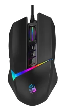 A4tech BLOODY W60MAX Černá / Herní optická myš / 10000DPI / USB / RGB podsvícení (W60MAX)