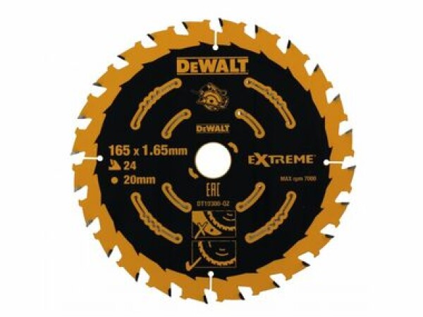 DeWALT DT10300 Pilový kotouč 165x20mm 24 zubů