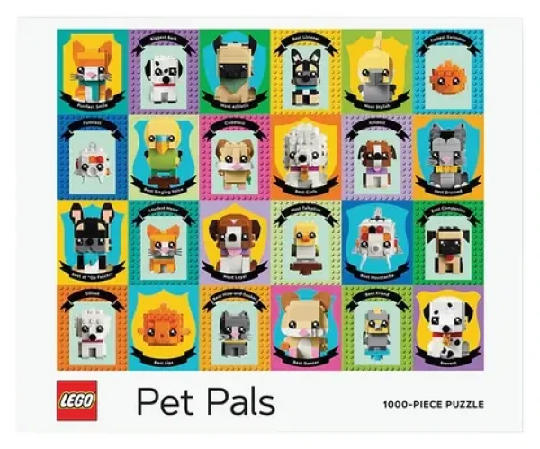 CHRONICLE BOOKS Puzzle LEGO Zvířecí kamarádi