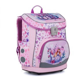 Aktovka s princeznou a jednorožcem Topgal DIDI 26001 SET LARGE