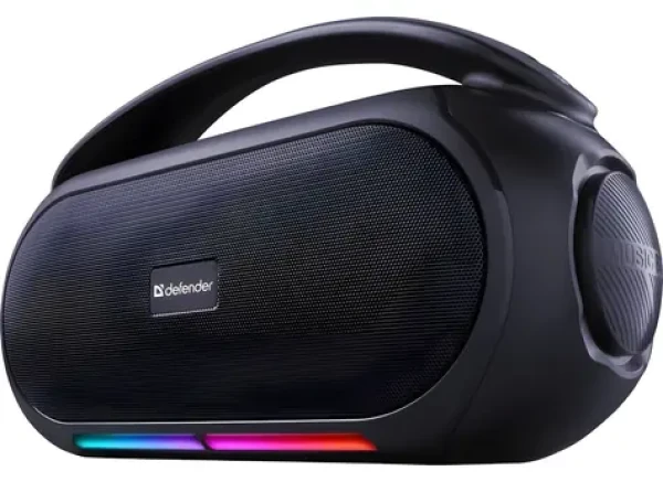 BeatBox 12 černá / Přenosný reproduktor / 16 W / Bluetooth / LED podsvícení (65812)