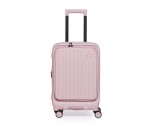 ACER Barcelona Luggage 20", světle růžový , pevný cestovní kufr, materiál: 100% recyklovaný PET, TSA kombinační zámek, p