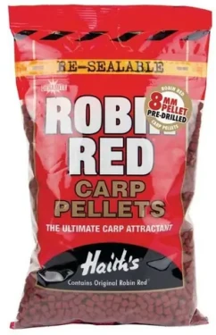 Dynamite Baits Pelety Robin Red Pre-Drilled Pellets 900g 8mm (DY082)