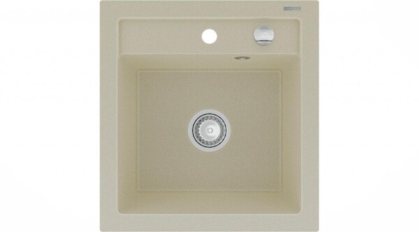 MEXEN - Vito granitový dřez 1 520x490 mm, béžová 6503521000-69