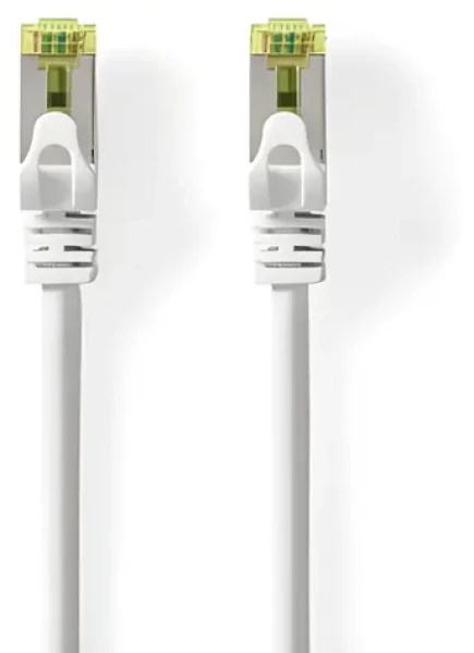 Nedis CAT7 S/FTP 2m bílá / Síťový kabel / RJ45 - RJ45 / Snagless / LSZH (CCGL85420WT20)