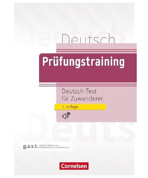 Deutsch Prüfungstraining A2/B1: Deutsch-test Für Zuwanderer mit Audio-CDs (2) - Maenner, D.