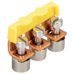 Weidmüller Z-series, Accessories, Cross-connector, For the terminals, No. of poles: 2 ZQV 2.5/2 1608860000-60 žlutá 60 ks