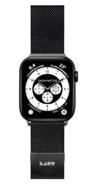 LAUT Steel LOOP řemínek pro Apple Watch černá / Řemínek / Nerezová ocel (LAUT_AWL_ST_BK)