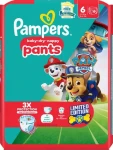 Pampers Baby-Dry Pants Paw Patrol 14-19 kg (19 ks) / plenkové kalhotky / velikost 6 (14-19 kg) (8700216614214)