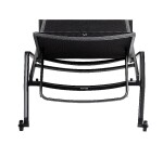 KETTLER DIAMOND hliníkové lehátko s teakovými područkami - antracit / antracit