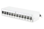 Digitus Desktop 12-Port světle šedá / Patch panel / Modulární / 1U (DN-93706)