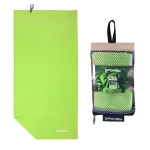 Spokey SIROCCO M zelený / Rychleschnoucí ručník / 40 x 80 cm / odnímatelná spona (5902693249948)