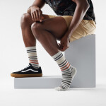Unisex merino městské ponožky SMARTWOOL Everyday Spruce Street Crew Socks, Ash velikost: 46-49 (XL)