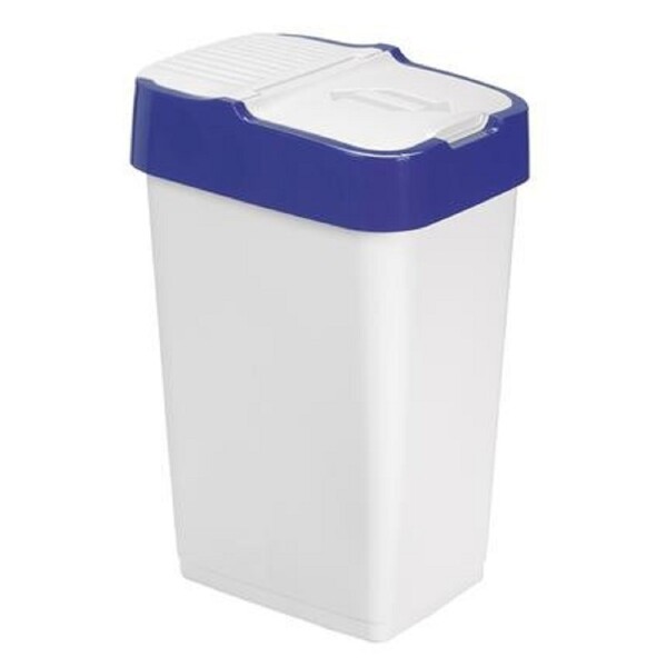 Koš na odpadky HEIDRUN 35l 33 x 26 x 51 cm sv. šedý nebo bílý