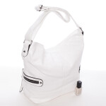 Trendová kabelka přes rameno Delami Kendal, bílá